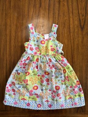 Blueberi Boulevard Floral Sundress in Pink & Yellow